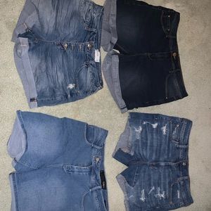 Denim shorts bundle (4 pairs)